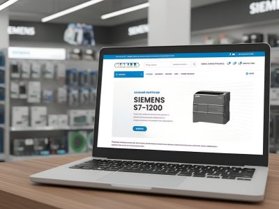Разработка сайта для магазина Siemens