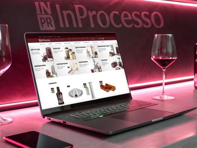 Разработка сайта для интернет-магазина продуктов Inprocesso