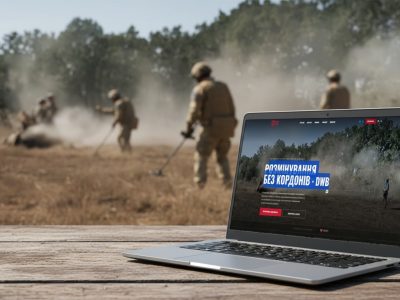 Разработка сайта по разминированию территорий Украины