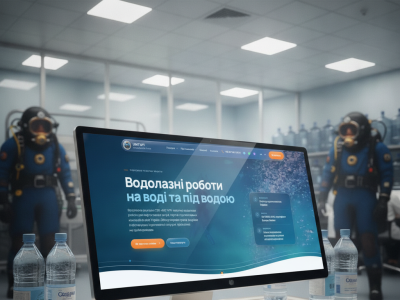 Создание сайта для водолазов